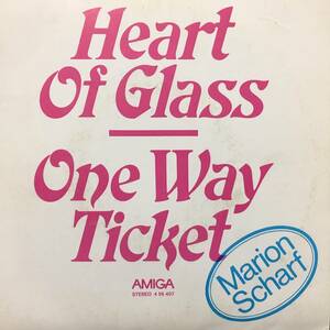 7” ★ ブロンディ Heart Of Glass カバー Marion Scharf ★ ディスコ ダンクラ Blondie オルガンバー サバービア フリーソウル muro