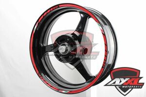 AXXL イタリア国旗 カスタム リムステッカー APRILIA アプリリア RSV4 TUONO 1100 RF SHIVER RS4 125 RS250 RS125 RS50 FACTORY シバー