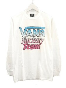 バンズ VANS ×STANDARD CALIFORNIA ファクトリー ロゴ ロングスリーブ Tシャツ VANS-19AW-LST ホワイト S