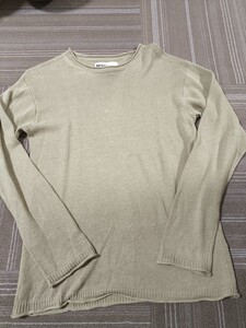 サイズ：M MHL./エムエイチエル LOOSE COTTON LINEN/コットン/セーター/マーガレットハウウェル 綿麻 クルーネック カットソー