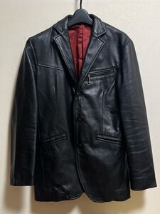 SAVOY CLOTHING ジャケット M（S相当）レザー テーラードジャケット ライダースジャケット ブレザー 50s ロカビリー ドライボーンズ 666