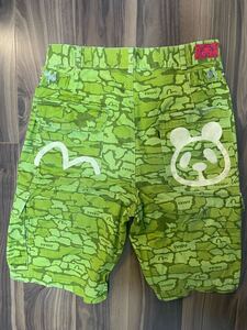 evisu エビス ジーンズ 石垣迷彩　ハーフ パンツ SIZE 32 エヴィス EVISU