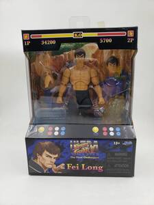 即決 新品 未開封 ウルトラストリートファイターII Street Fighter フェイロン Fei Long 1/12 可動 アクションフィギュア Jada Toys