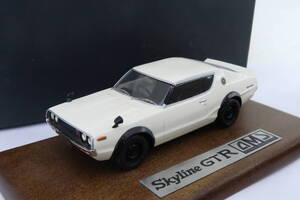 AMS NISSAN SKYLINE GT-R 日産 スカイライン ケンメリ 難有 ジャンク 1/43 ミナレ