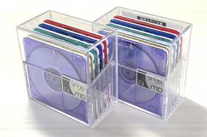 ★美品★中古MD ミニディスク 10枚セット minidisc 動作OK PrimeDisc 74 使用済 Mini Disc プライムディスク 高音質 5色カラー