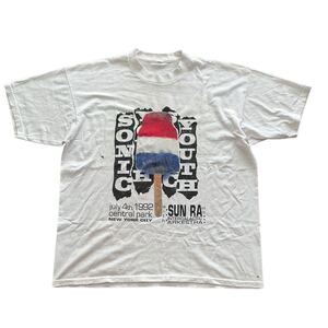 1992 Sonic Youth × Sun Ra 1 Day Live ヴィンテージ Tシャツ Fruit of the Loom製 ヴィンテージTシャツ ロック 音楽 シングルステッチ