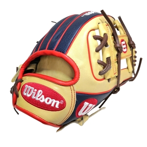 野球 ウイルソン WILSON 限定 軟式用グラブ 内野手用 サイズ11.5 WTARHH86H ワナビーデュアル DUAL ブロンド×ネイビーSS