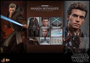 新品未開封ホットトイズ MMS677 スター・ウォーズ クローンの攻撃 アナキン・スカイウォーカー Star Wars Anakin Skywalker hottoys