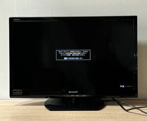 SHARP シャープ AQUOS アクオス 24型 24V型 24インチ 液晶テレビ LC-24K9 2014年製 アンテナ線付き B-CAS付き