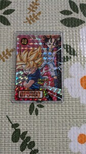 ドラゴンボールGT カードダス 71 孫悟空＆パン　1996年　バンダイ　BANDAI キラ