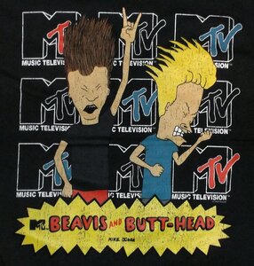 ★ビーバス アンド バットヘッド Tシャツ BEAVIS and BUTT-HEAD MTV - XL 正規品 アメキャラ &