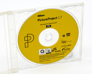 Nikon PictureProject 1.7 日本語版 2枚セット Windows Macintosh 中古 ディスクのみ