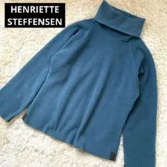 HENRIETTE STEFFENSEN フリース タートルネック セーター