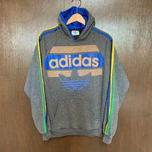 80s UK製 アディダス パーカー サイズL adidas ビンテージ 80年代 イギリス製 英国製 ユーロビンテージ ヨーロッパ