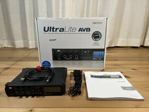 【保証期間あり美品】MOTU Ultralite AVB 18in18out オーディオインターフェイス 