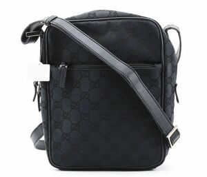 1円 GUCCI グッチ GGキャンバス レザー ショルダーバッグ 斜めかけ 肩掛け ポシェット 018.1612 24-1945