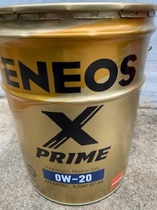 【送料込20,000円】１００％合成油 　ＥＮＥＯＳ Ｘ ＰＲＩＭＥ ＳＰ/ＲＣ ０W-２０