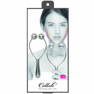 【即納】Cellsh ほほあごエステローラー 三角錐 刺さない鍼 セルシュ 美容鍼 フェイスライン おうちエステ 指圧 ゴロゴロ