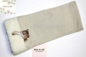 PJ-2　新品本物即決　指なし手袋　PAUL&JOE　ポールアンドジョー　レディース猫フィンガーレスグローブ　有名ブランド　女性用プレゼント等