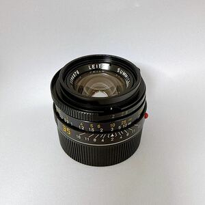 【美品！】　Leica ライカ　ズミクロン M35mm F2 7枚玉　4th