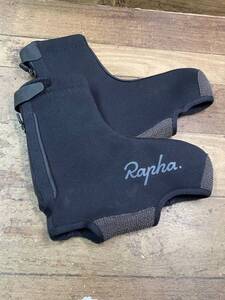 IJ210 ラファ Rapha NEVER RIDE WITHOUT OVERSHOES シューズカバー 黒 S