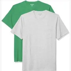 2枚組 Tシャツ クルーネック 半袖 メンズ  XSサイズ