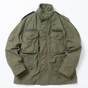 希少サイズ MEDIUM SHORT U.S.ARMY M-65 フィールドジャケット2nd アルミジップ 米軍実物 vintage アメリカ軍 ファスナー FIELD JACKET M65