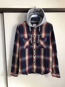 【即決】uniform experiment UE ユニフォーム エクスペリメント SOPHNET ソフネット BIG CHECK SWEAT HOOD SHIRTS フードシャツ チェック