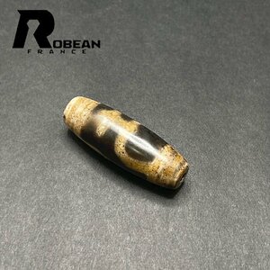 ★絶賛 EU製 定価5万円★ROBEAN・チベット天珠★パワーストーン アクセサリー 天然石 金運 お守り プレゼント 約38.1*13.0mm 1004T046