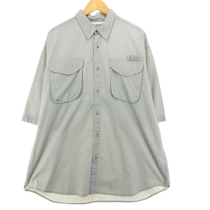 古着 コロンビア Columbia PFG ボタンダウン 半袖 フィッシングシャツ メンズXL /eaa447513 【SS2409_30%】