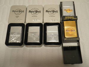 ◎Zippo ハードロックカフェ Hard Rock CAFE ５点セット！未使用！