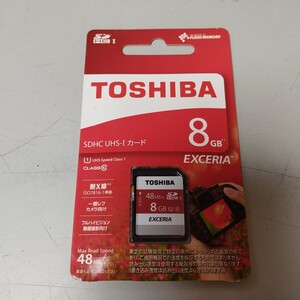 ②東芝 SDHC UHS-I 8GB SDHC SD メモリー カード 新品未使用 未開封 TOSHIBA 