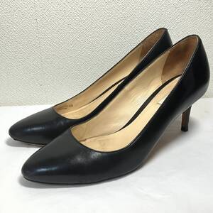 COLE HAAN/コールハーン レザー ハイヒール パンプス 6 1/2 B (23.5cm） ブラック 黒 シンプル 