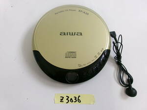 (Z-3036)AIWA ポータブルCDプレーヤー XP-A20 動作未確認 現状品