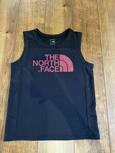 THE NORTH FACE タンクトップ 黒 ノースフェイス 速乾　150cm 子供　ジュニア　ランニング