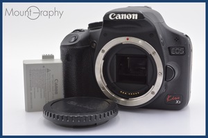 ★極上美品★ キヤノン Canon EOS Kiss X3 バッテリー＆ボディーキャップ付属 ★完動品★ 同梱可 #sh889