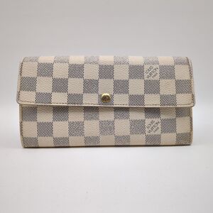 ルイヴィトン　長財布　N61735　ダミエ　アズール　ポルトフォイユ サラ　CA0140　LOUIS VUITTON ◆3109/宮竹店