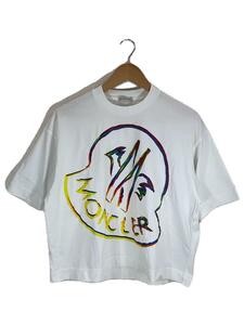 MONCLER◆Logo Print T-Shirt/Tシャツ/XS/コットン/WHT/I10938C00026