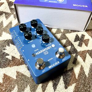 MOOER HARMONY X2 ムーア ハーモニー ハモリ 和声 エフェクター ステレオ ほぼ新品 ピッチシフター ハーモナイザー ギター 