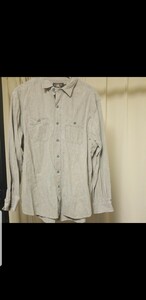 RRL vintage加工 シャンブレーシャツ ワークシャツ L ラルフローレン