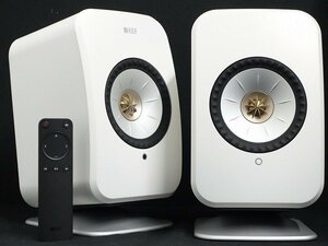 ■□KEF LSXII ハイレゾ対応 Bluetooth搭載 ワイヤレススピーカーペア スタンド付□■028037001□■