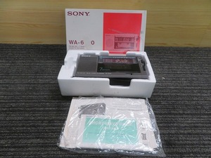 R☆SONY　ソニー WA-6000　カセットコーダー　7BANDS ◎通電のみ