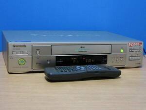 Panasonic★良品 メンテ済 動作良好★高画質 S-VHSビデオデッキ TBC搭載★リモコン付★NV-SX550