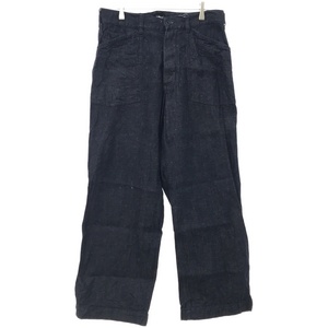 Schott ショット JAPAN NEP DENIM BAKER PANTS ジャパンネップデニムベイカーパンツ 782-4111006 インディゴ 34 ITZ97G88Q5QS