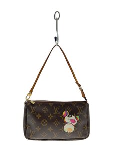 LOUIS VUITTON◆ポシェット・アクセソワール_モノグラム・パンダ_BRW/PVC/BRW