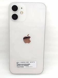 Apple iPhone 12 Mini White 64GB Unlocked Smartphone アメリカ IPhone シムフリー　357012121409928