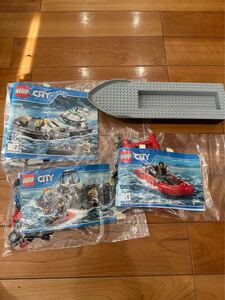 LEGO CITY レゴ　シティ　 レゴシティ　ポリス　警察　船　モーターボート　セット　60129 60127