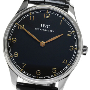 IWC SCHAFFHAUSEN IW570302 ポルトギーゼ クロノグラフ 自動巻き メンズ 良品 _837243