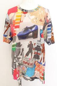 Vivienne Westwood / MOODBOARD PRINT Tシャツ 03 マルチカラー O-24-08-25-005-ts-IG-ZY