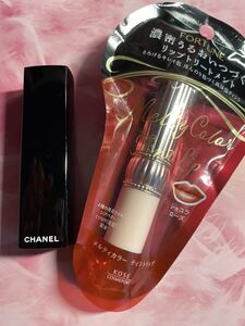 sale! シャネルROUGE ALLURE 134.FORTUNEフォーチュン　メルティカラー　ティントリップ　d ショコラローズ２点セット